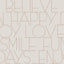 York Oslo Rose Gold Positive Text Wallpaper