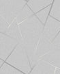 York Quartz Silver Fractal Wallpaper