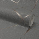 York Quartz Copper Fractal Wallpaper