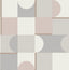 York Marino Blush Geometric Wallpaper