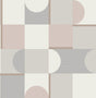 York Marino Blush Geometric Wallpaper