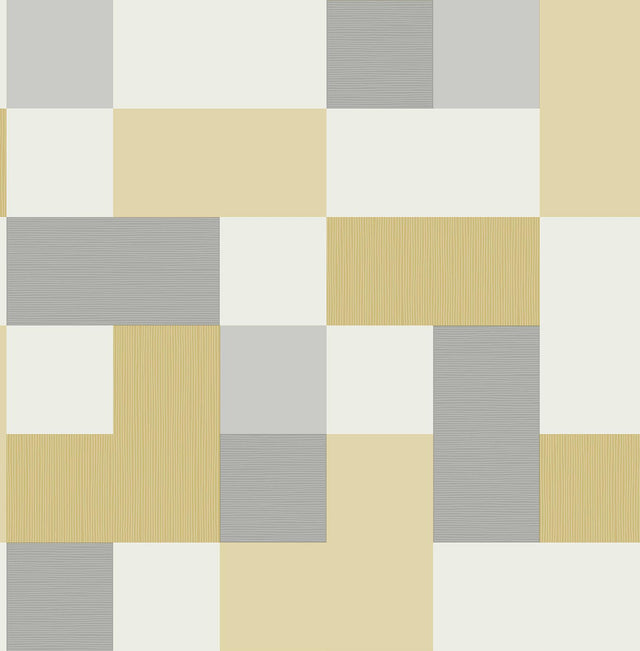 York Milano Mustard Geometric Wallpaper