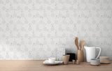 York Ceramica Grey Hexagon Tile Wallpaper