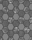 York Ceramica Black Hexagon Tile Wallpaper