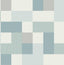 York Milano Aqua Geometric Wallpaper