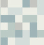 York Milano Aqua Geometric Wallpaper
