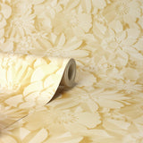 York Dacre Yellow Floral Wallpaper