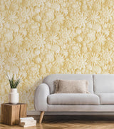 York Dacre Yellow Floral Wallpaper