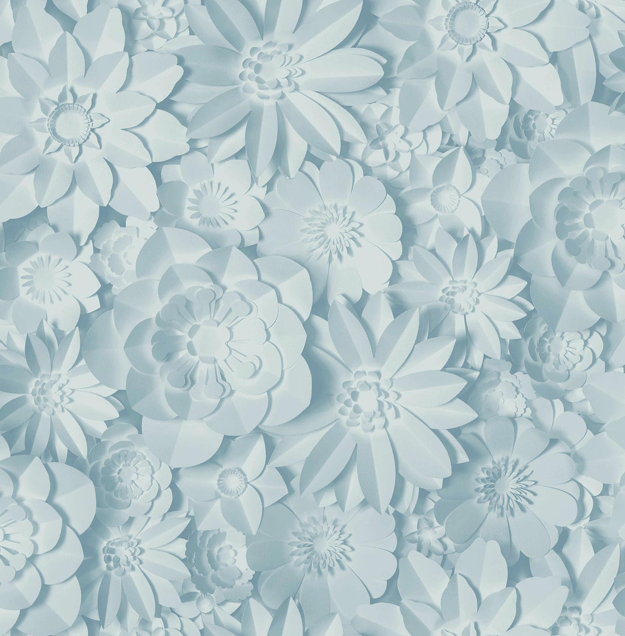 York Dacre Light Blue Floral Wallpaper