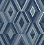 York Shard Blue Geometric Wallpaper