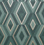 York Shard Turquoise Geometric Wallpaper