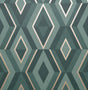 York Shard Turquoise Geometric Wallpaper