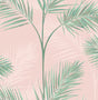 York South Beach Blush Fronds Wallpaper