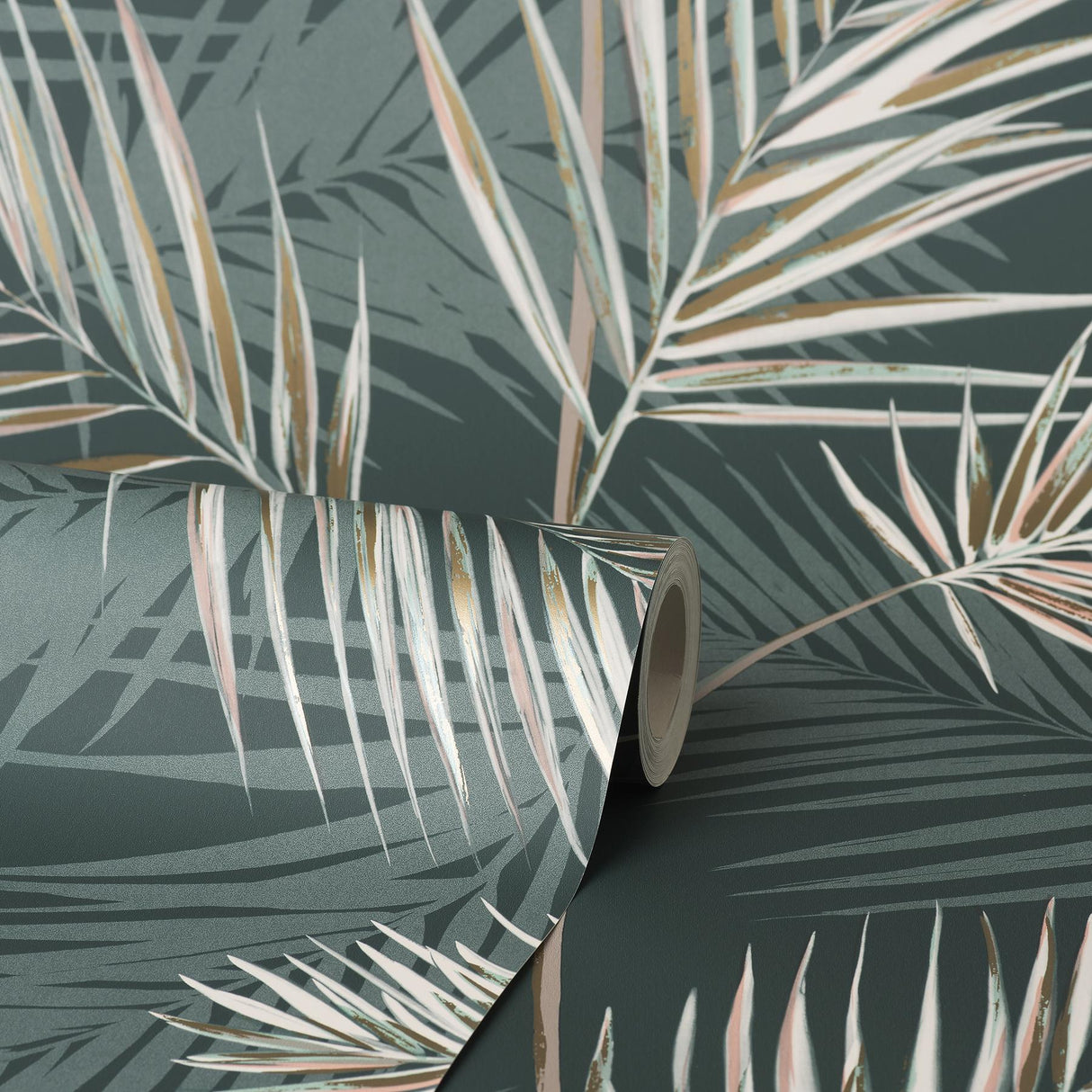 York South Beach Evergreen Fronds Wallpaper