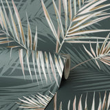 York South Beach Evergreen Fronds Wallpaper
