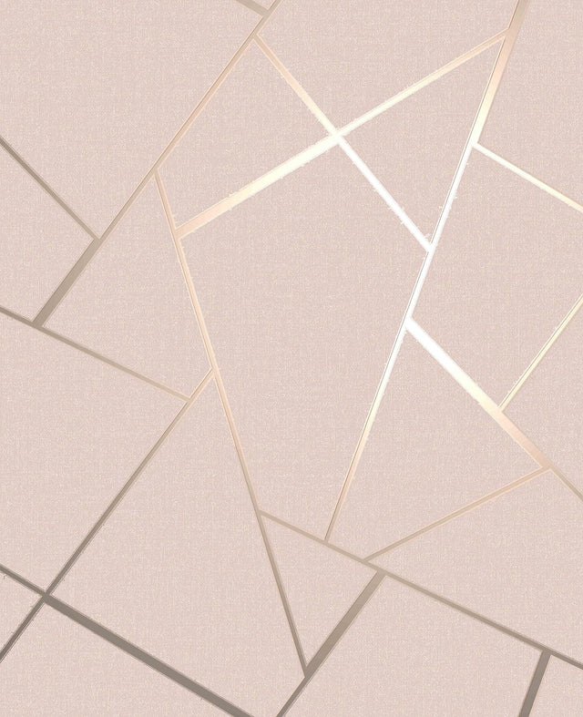 York Quartz Blush Fractal Wallpaper