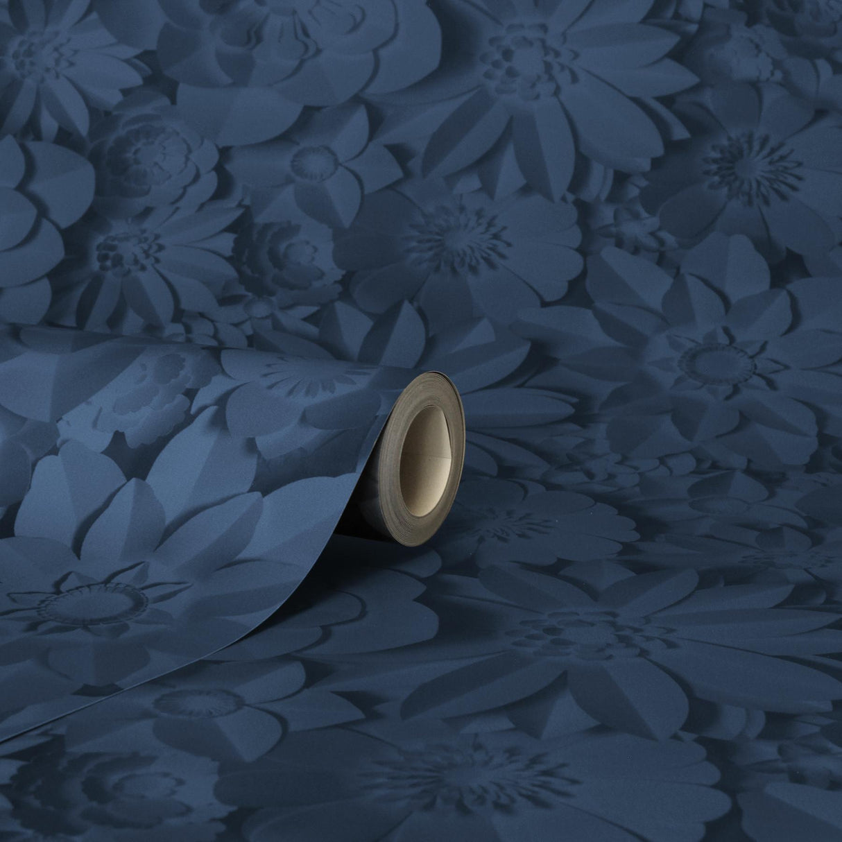 York Dacre Dark Blue Floral Wallpaper