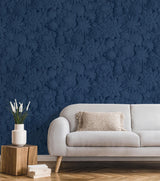 York Dacre Dark Blue Floral Wallpaper