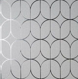 York Raye Silver Rosco Trellis Wallpaper