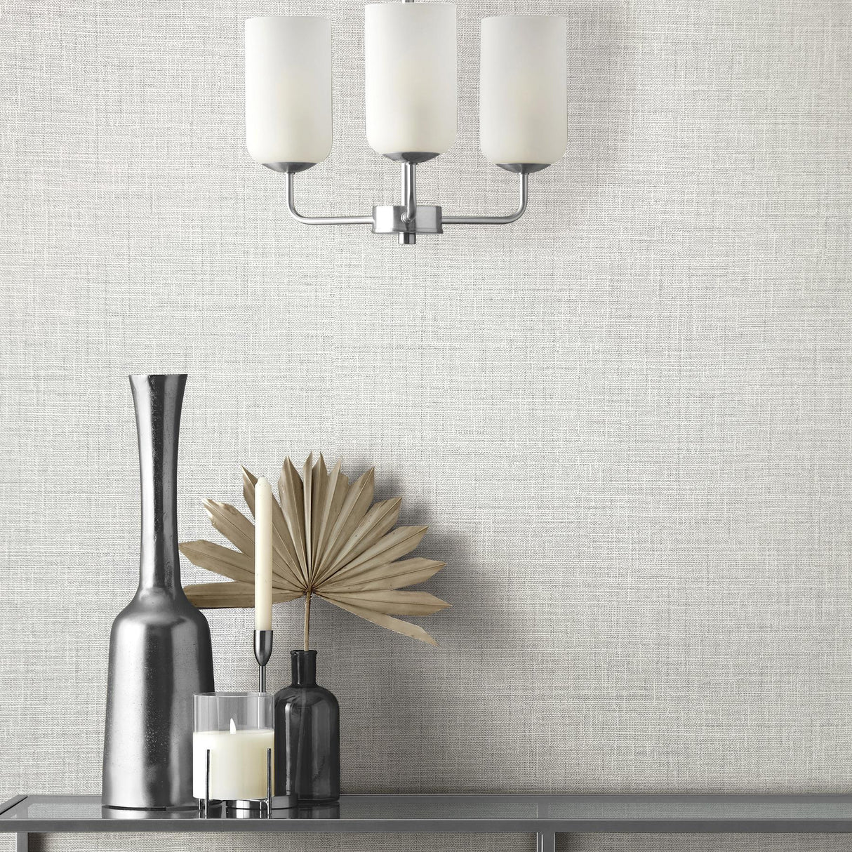 York Weber Light Grey Texture Wallpaper