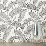 York Mulholland White Flamingo Wallpaper