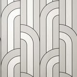 York Ezra Platinum Arch Wallpaper