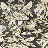 York Fae Charcoal Woodland Wallpaper