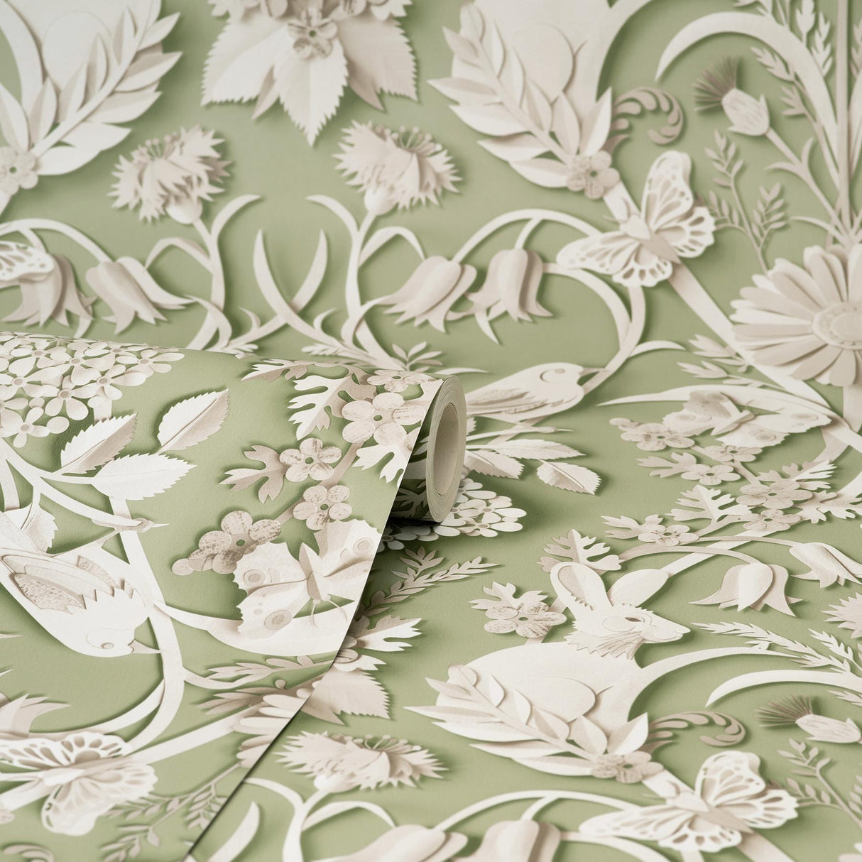 York Fae Sage Woodland Wallpaper