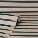 York Marlow Brown Wood Slats Wallpaper