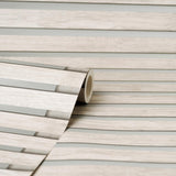 York Marlow Grey Wood Slats Wallpaper