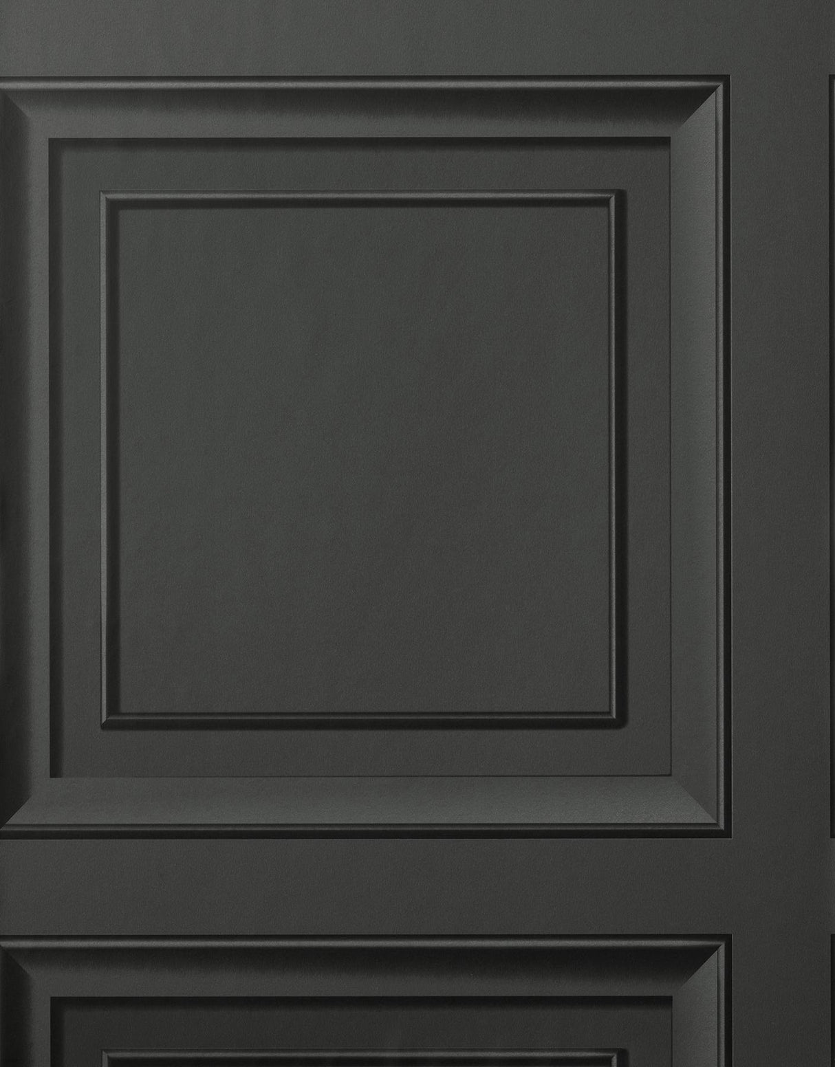 York Distinctive Dark Grey Square Panel Wallpaper