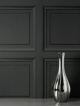 York Distinctive Dark Grey Square Panel Wallpaper