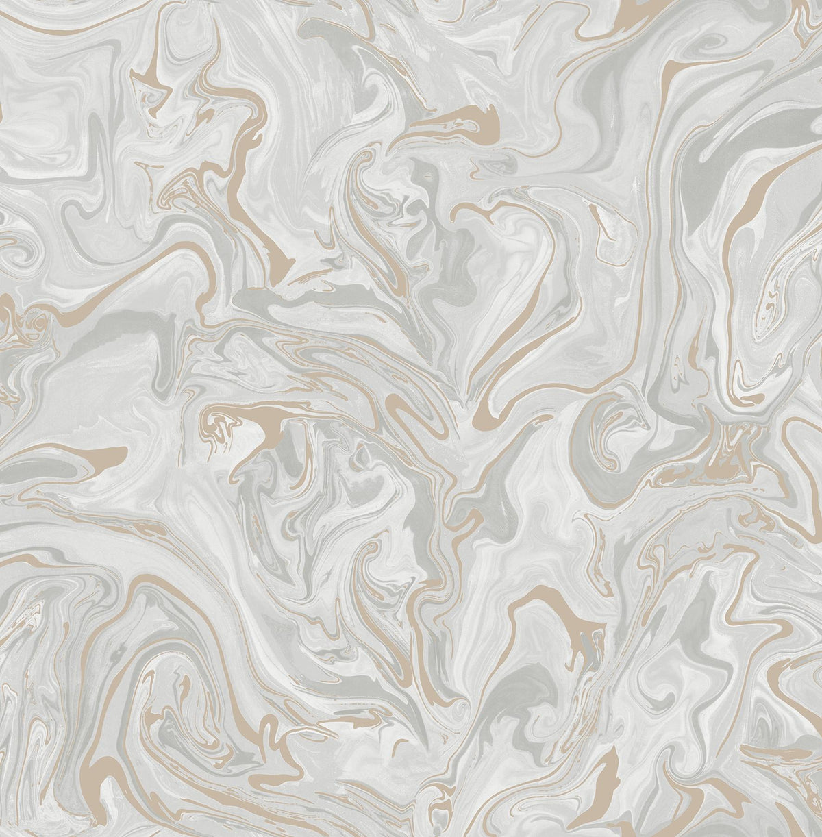 York Suave Light Grey Marble Wallpaper