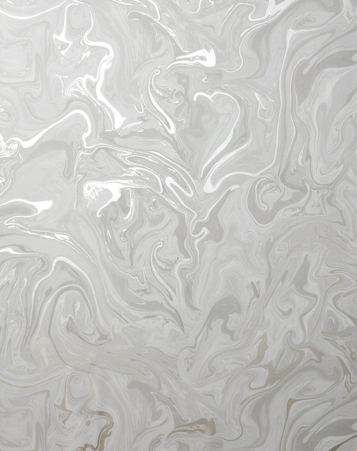 York Suave Light Grey Marble Wallpaper