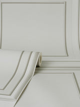 York Distinctive Grey Square Panel Wallpaper