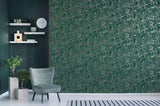 York Suave Dark Green Marble Wallpaper