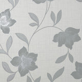 York Larson Grey Floral Wallpaper