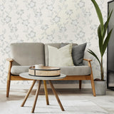York Larson Grey Floral Wallpaper