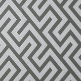York Meander Charcoal Geo Wallpaper