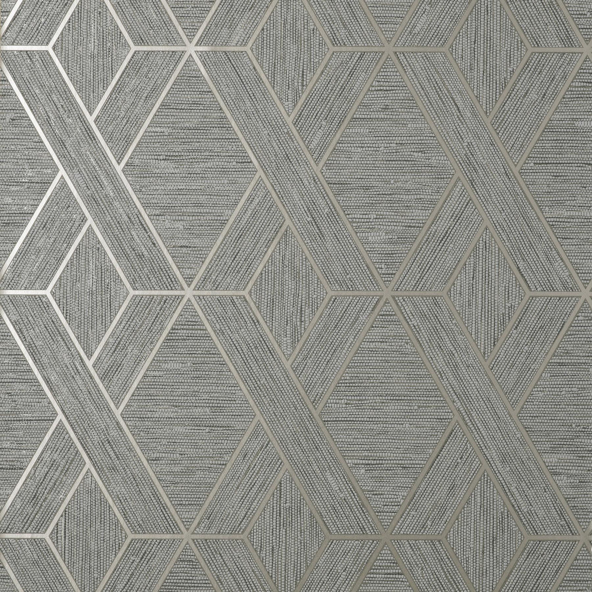 York Malcolm Grey Geo Wallpaper