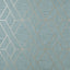 York Malcolm Teal Geo Wallpaper