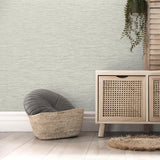 York Mephi Natural Grasscloth Wallpaper