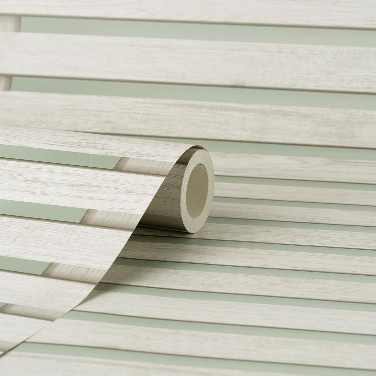 York Marlow Sage Wood Slats Wallpaper