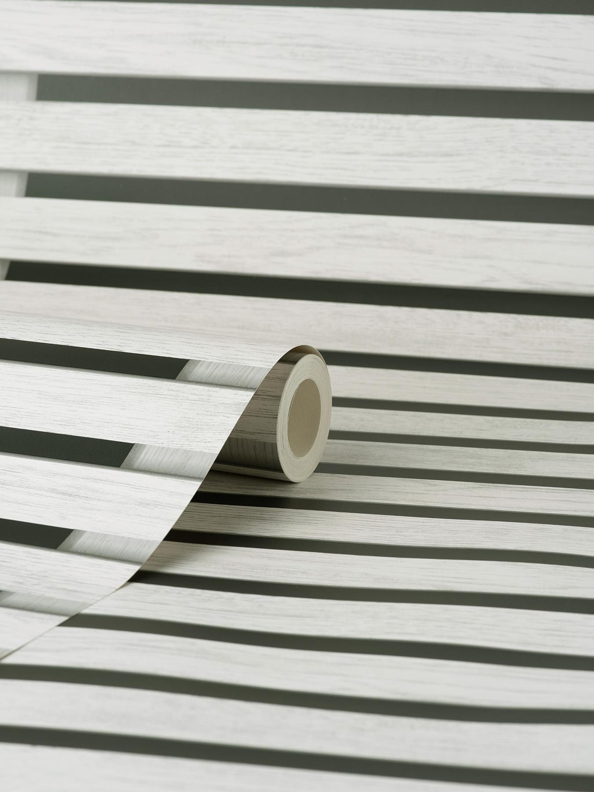 York Marlow Charcoal Wood Slats Wallpaper