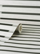 York Marlow Charcoal Wood Slats Wallpaper