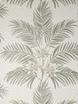 York Bali Light Grey Palm Wallpaper