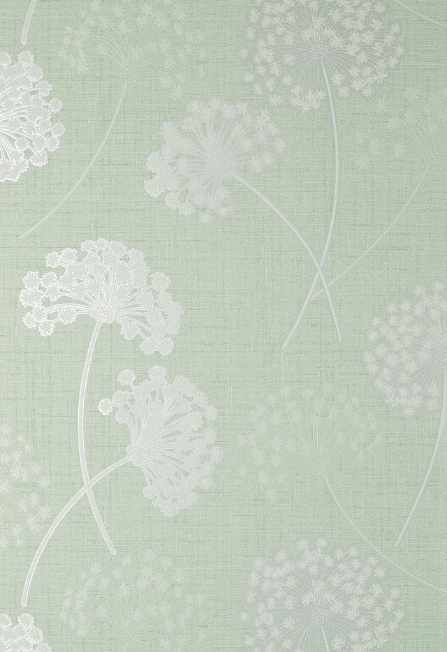 York Grace Green Floral Wallpaper