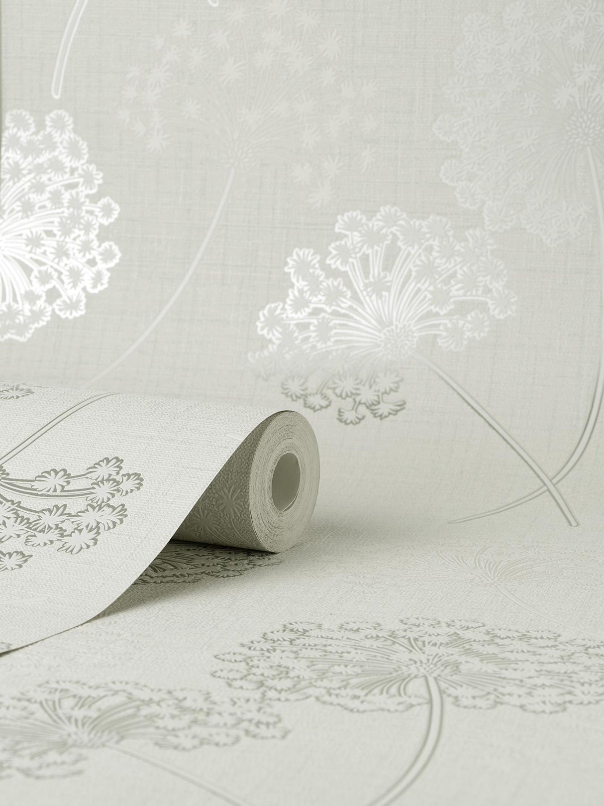York Grace Dove Floral Wallpaper