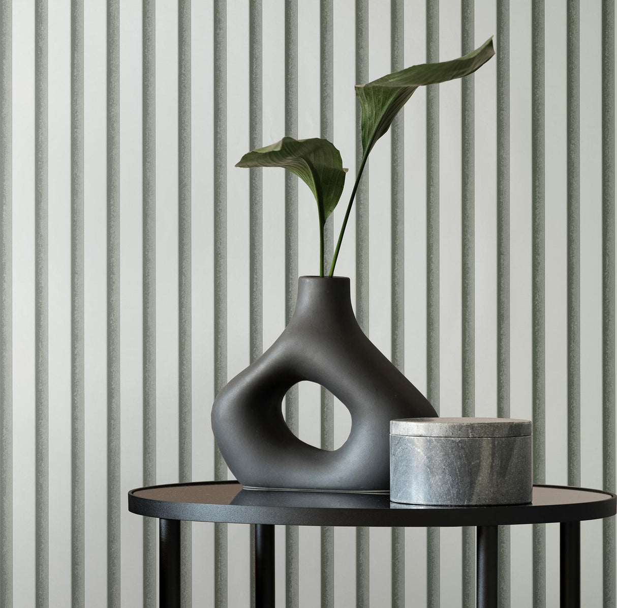 York Reggie Stone Vertical Slats Wallpaper