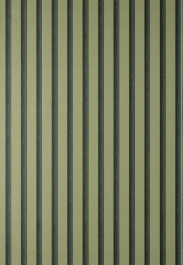 York Reggie Olive Vertical Slats Wallpaper